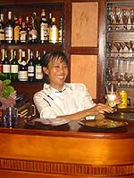 Bar in Bassac Cruise, Mekong river cruise trip in Vietnam and Cambodia section
